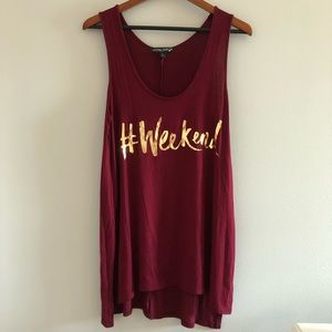 #WEEKEND oversized tank
